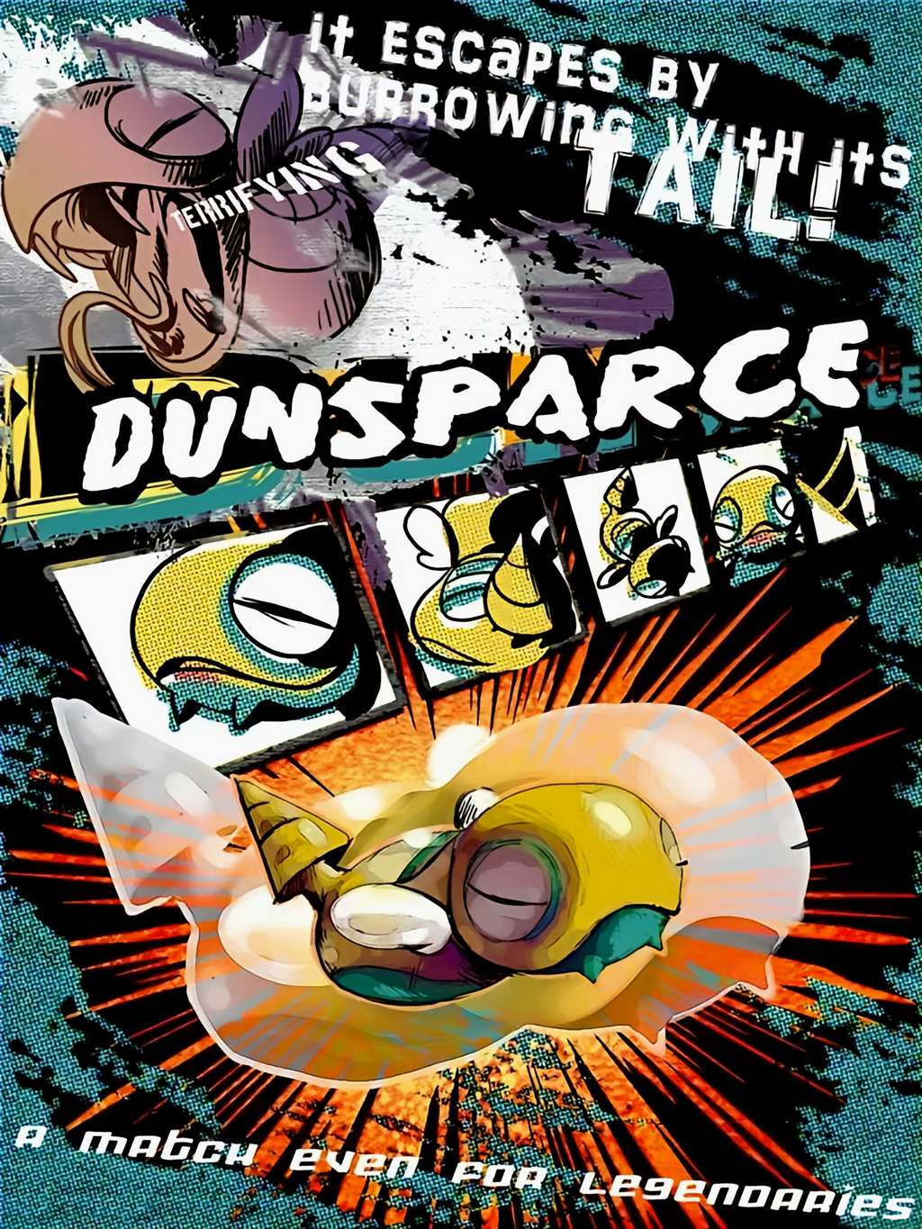Dunsparce Museum-Quality Matte Poster