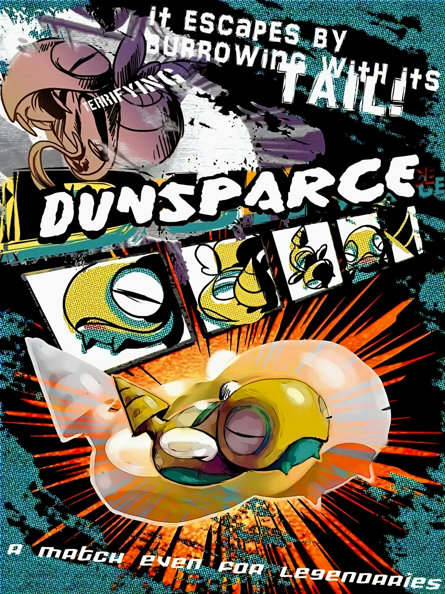 Dunsparce Museum-Quality Matte Poster