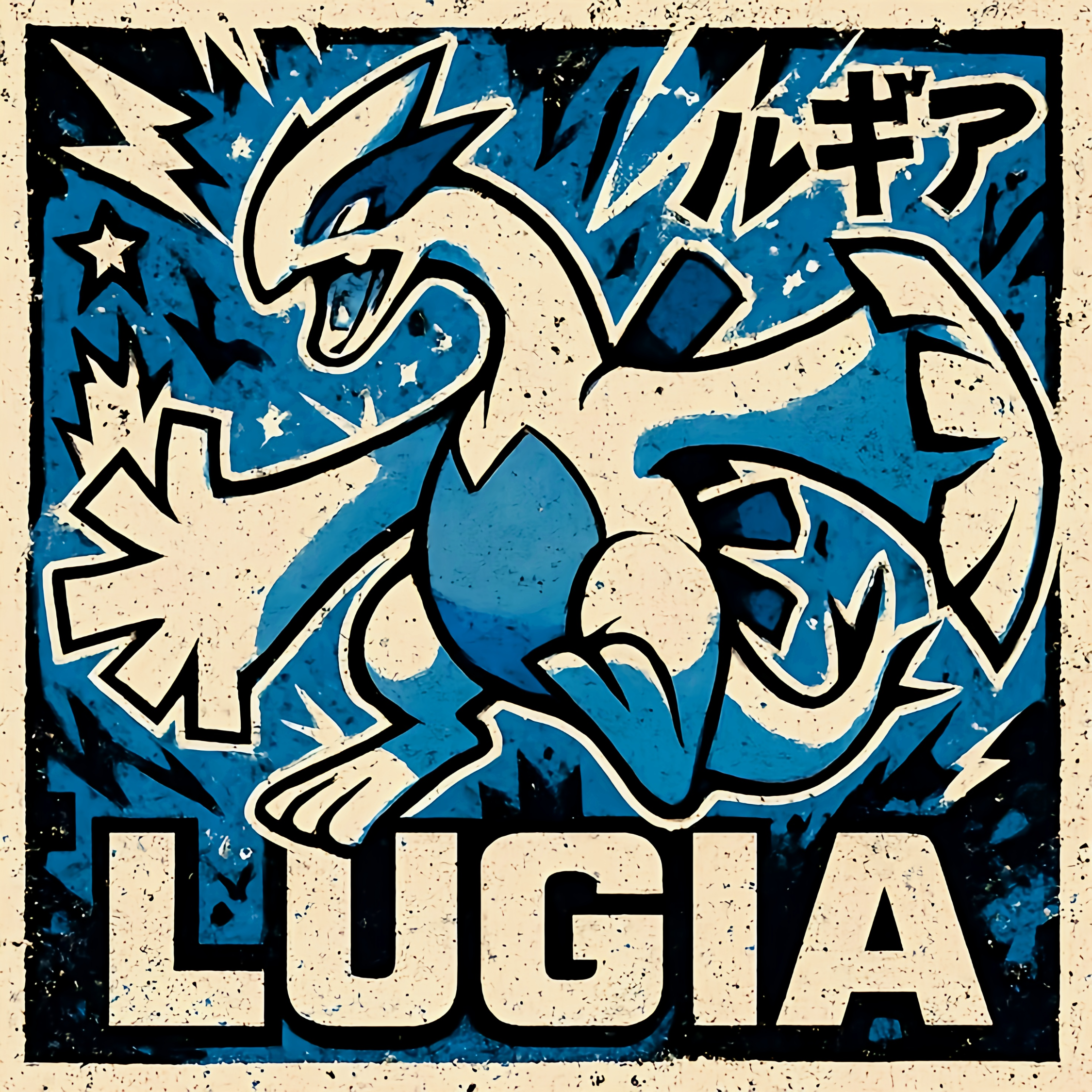 Lugia Poster Premium quality for walls